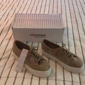 Superga tan suede 2790 suecotlinw